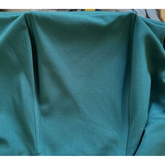 VINCE CAMUTO GREEN OFF THE SHOULDER BODY CON RUCHED DRESS SIZE 6 NWT $148 - Picture 12 of 16